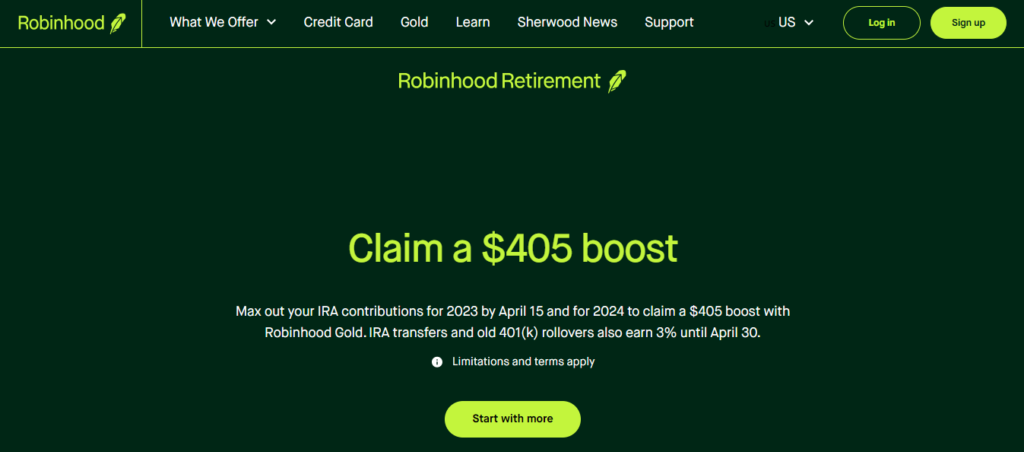 robinhood online earning website