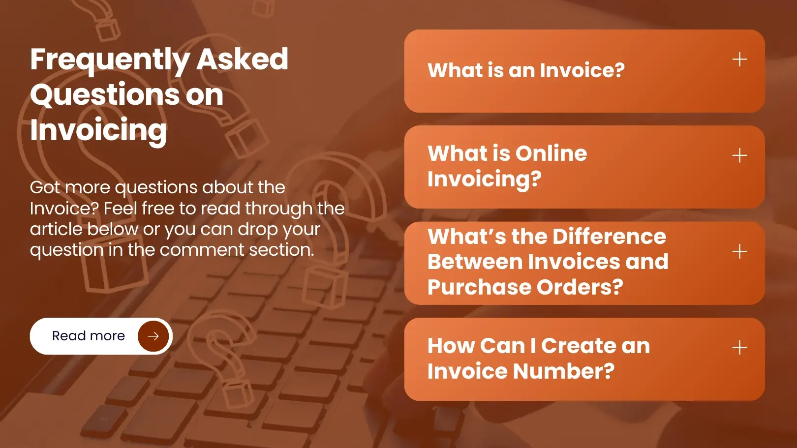 Frequently Asked Questions About Invoicing