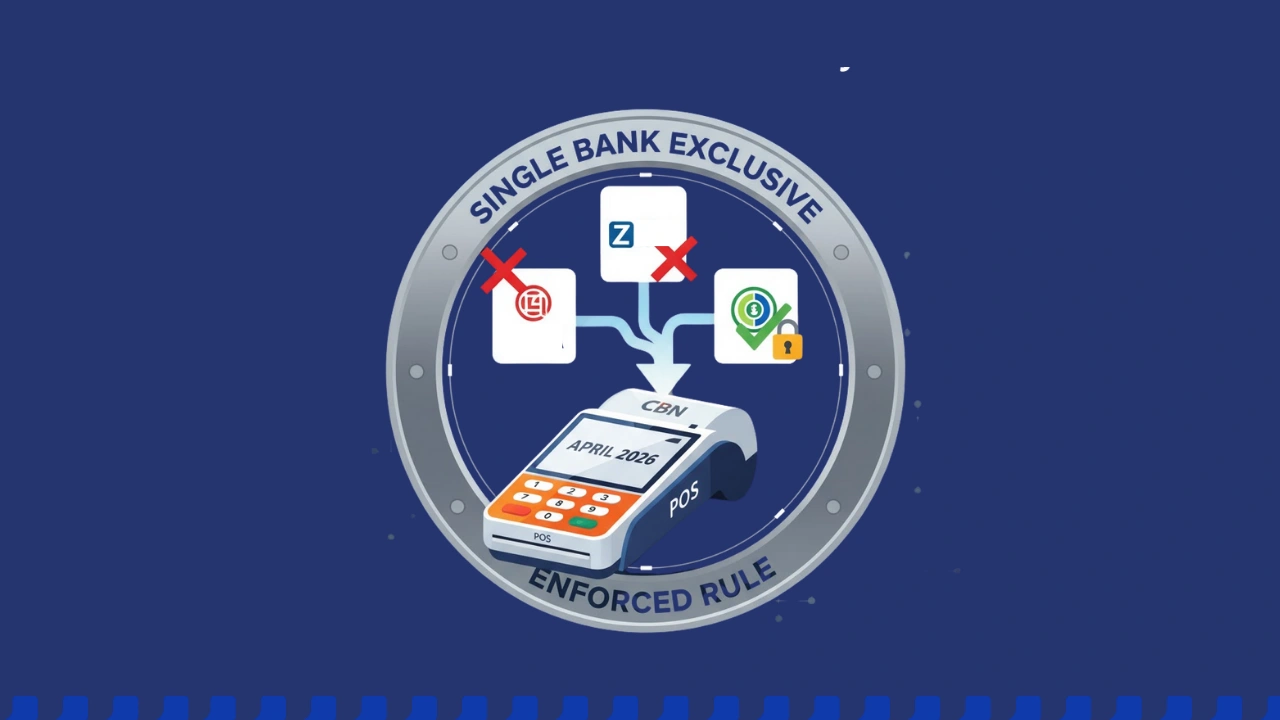 CBN Enforces New POS Rule: Agents Must Choose Single Bank by April 2026