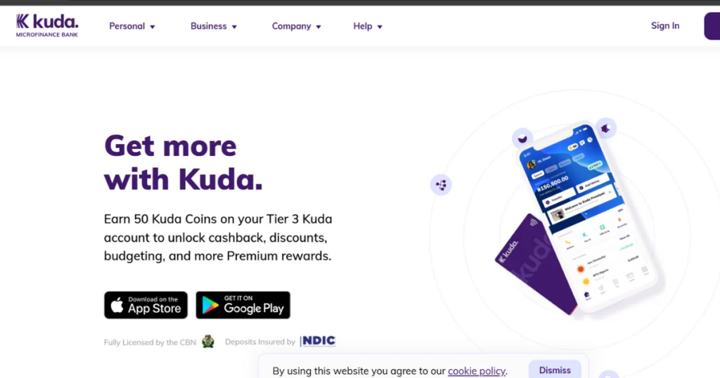 Kuda banking app